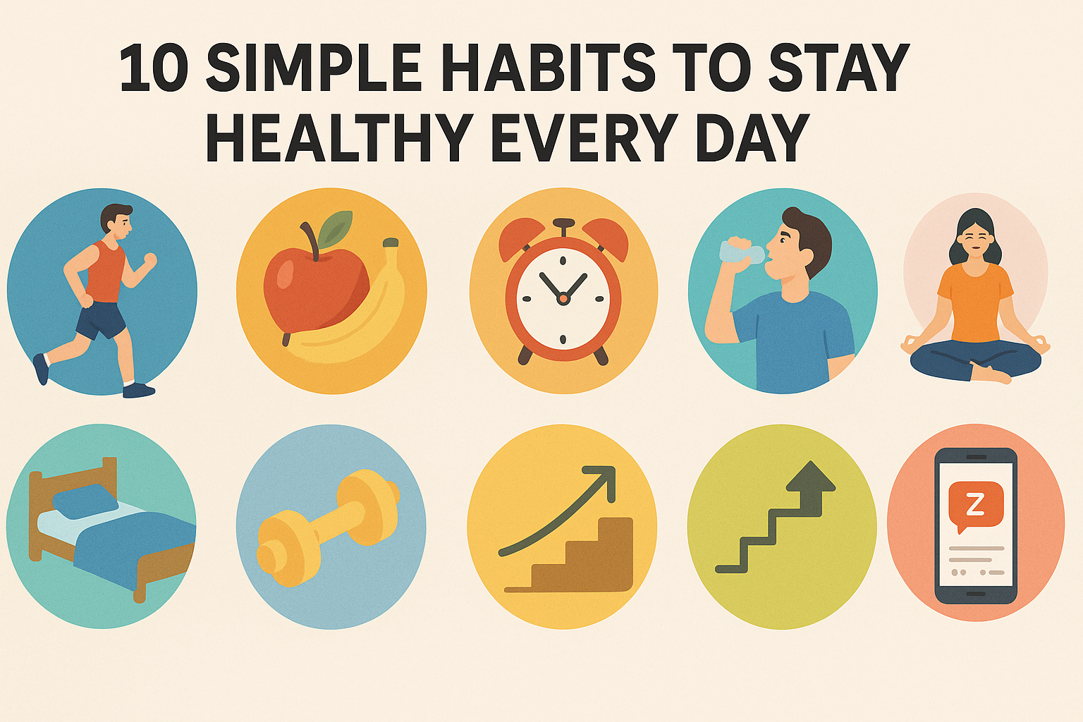 10 Daily Habits to Stay Healthy – Simple Everyday Health Tips